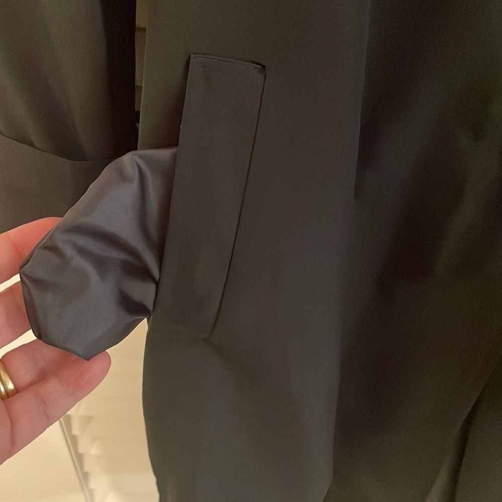 Prada Black Fully Lined Lightweight Double Breast… - image 5